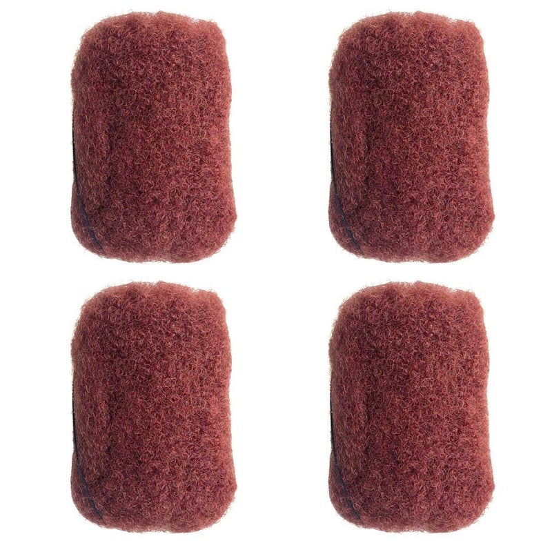 YONNA Tight Afro Kinky Bulk For DreadLocks,Twist Braids Human Hair 8" in Dark Auburn, #33B - Image 1
